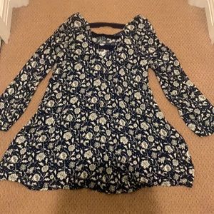 Novelty print mini dress
